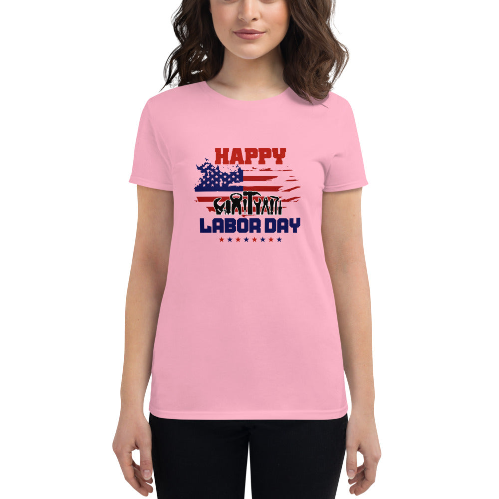 HAPPY LABOR DAY - Women's short sleeve t-shirt