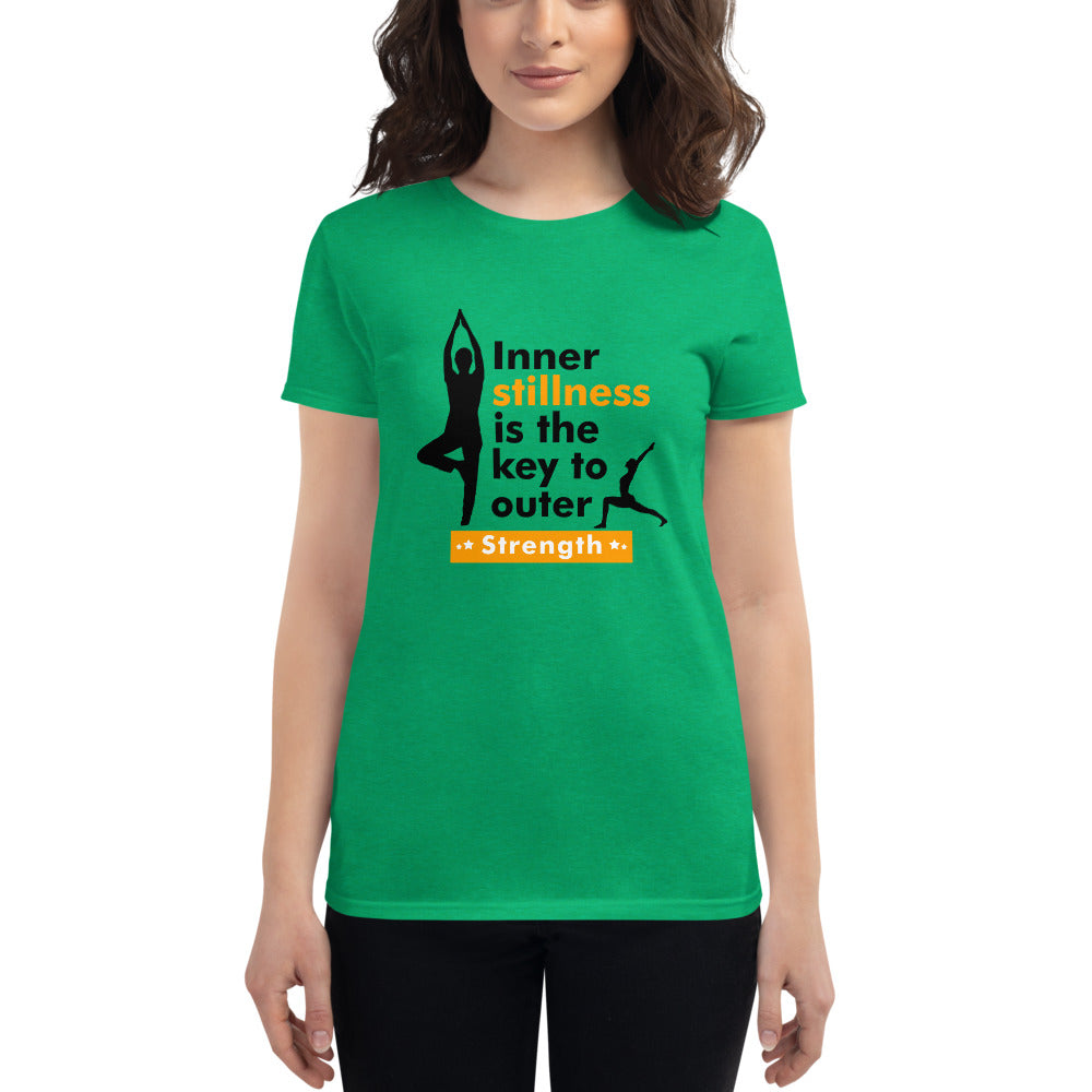 INNER STILLNESS IS THE KEY - Women's short sleeve t-shirt