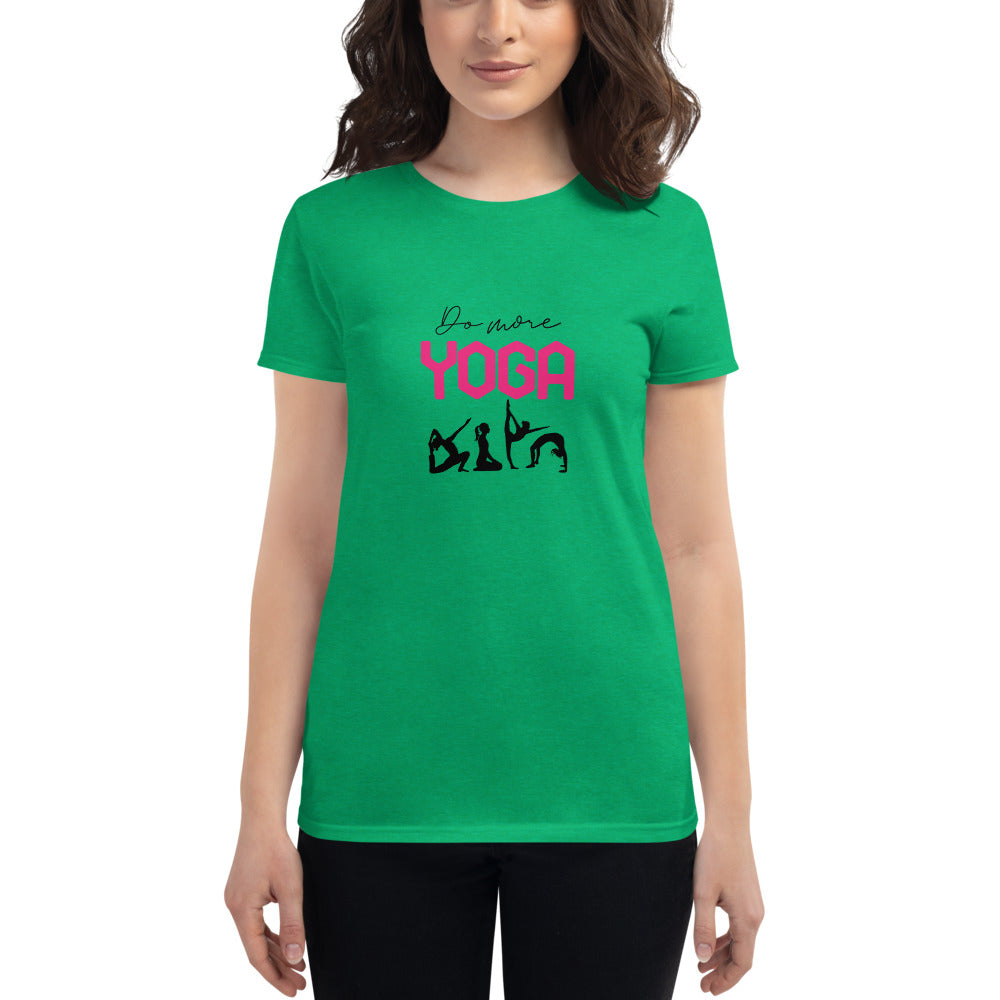 DO MORE YOGA - Women's short sleeve t-shirt