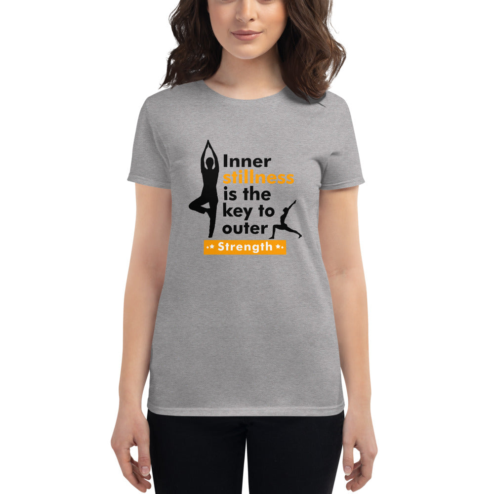 INNER STILLNESS IS THE KEY - Women's short sleeve t-shirt