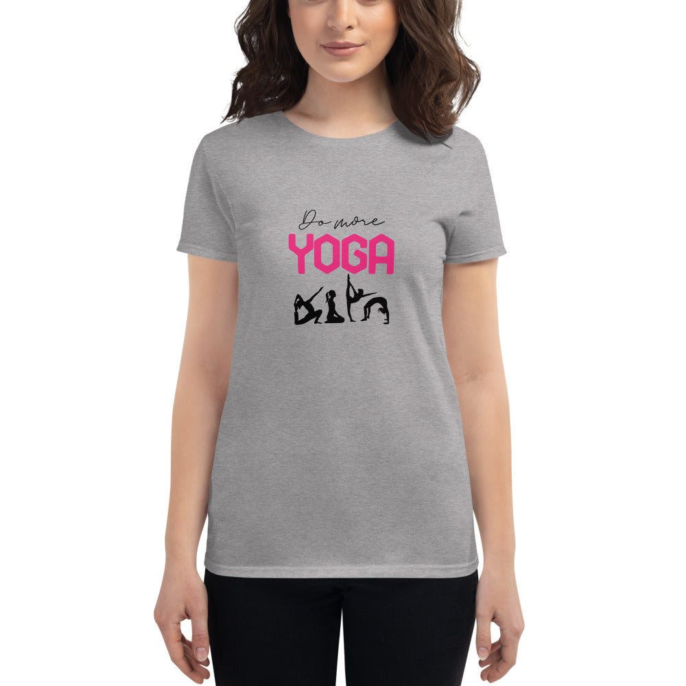 DO MORE YOGA - Women's short sleeve t-shirt