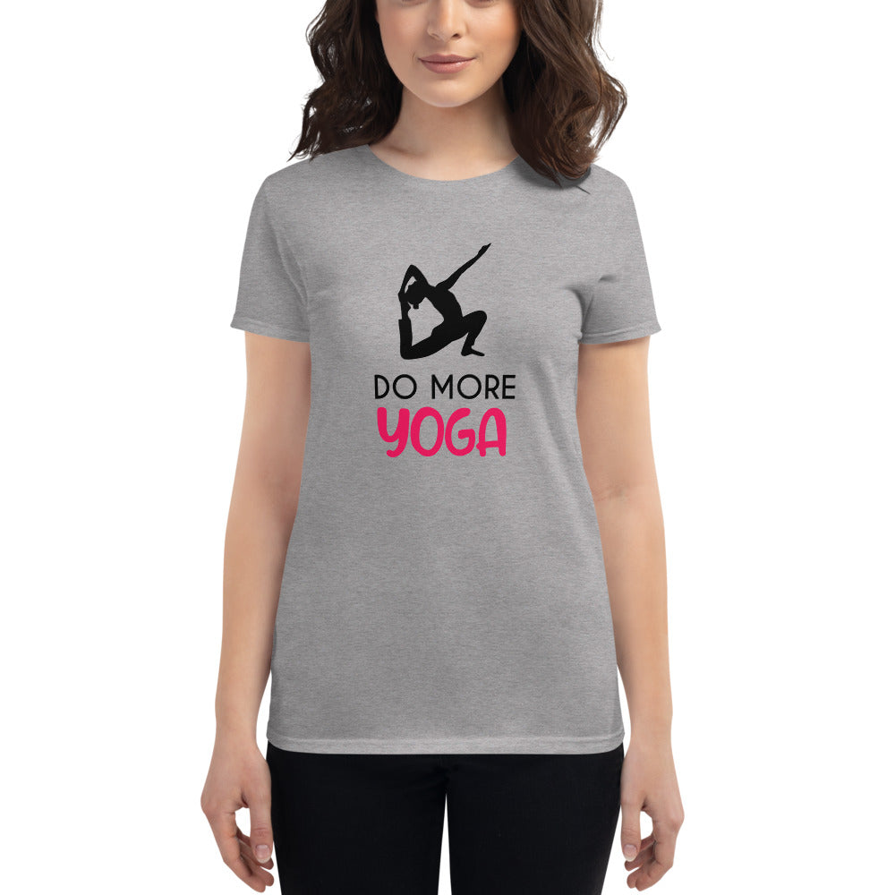 DO MORE YOGA - Women's short sleeve t-shirt