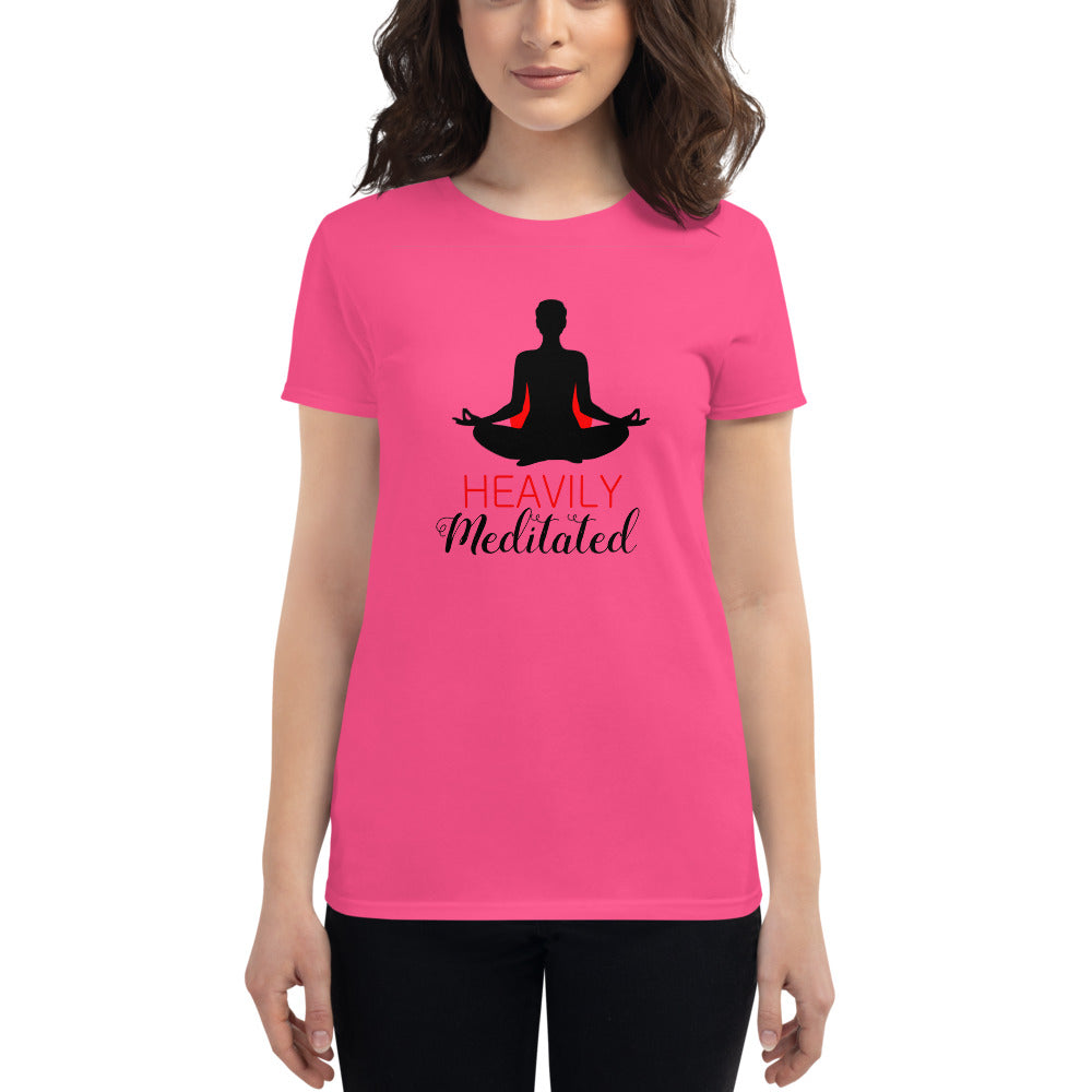 HEAVILY MEDITATED - Women's short sleeve t-shirt