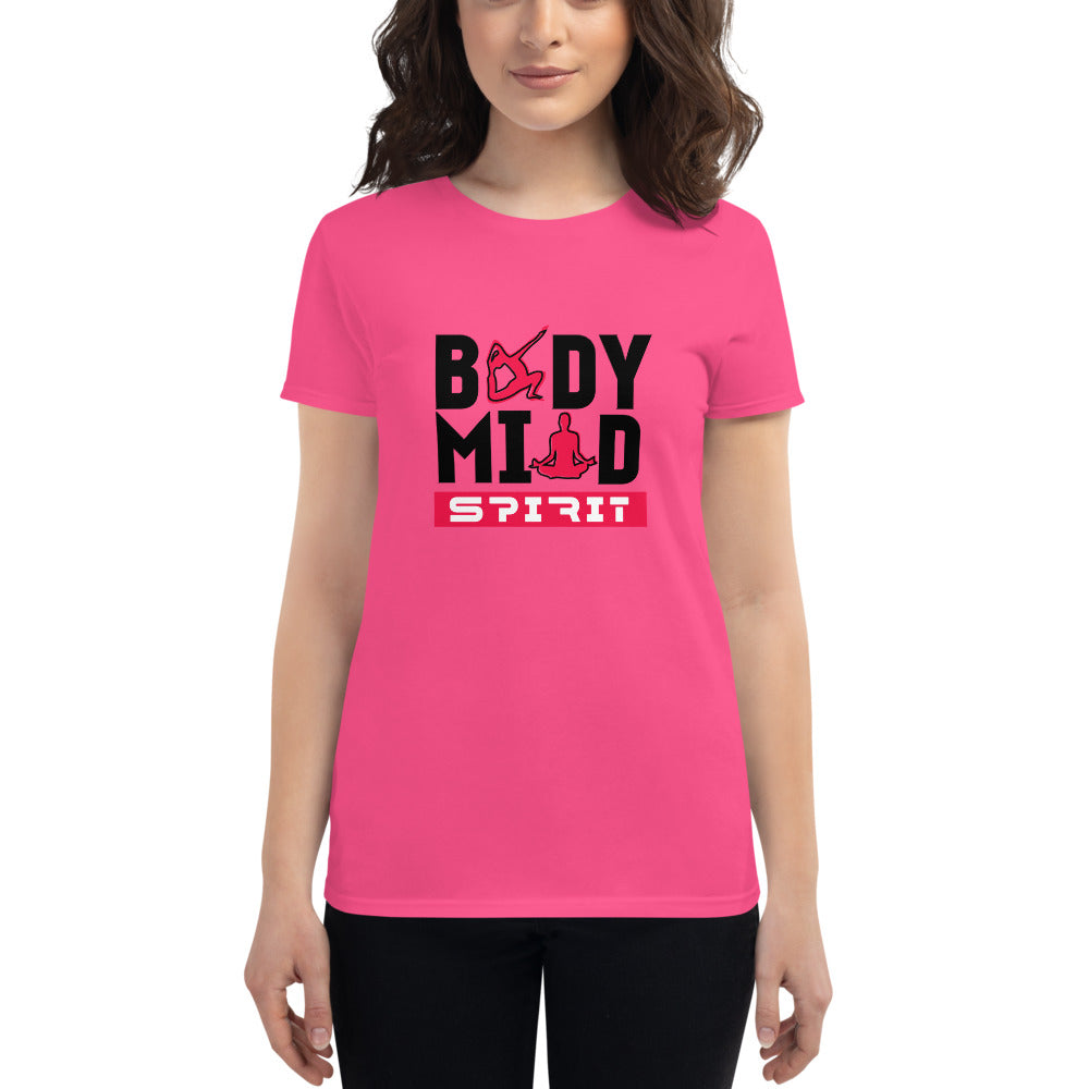 BODY MIND SPIRIT - Women's short sleeve t-shirt