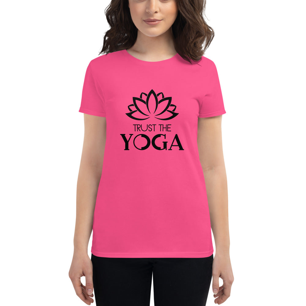 TRUST THE YOGA - Women's short sleeve t-shirt