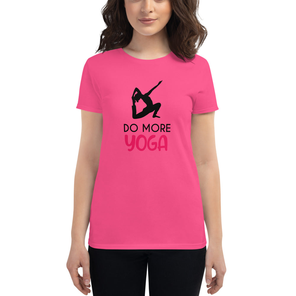 DO MORE YOGA - Women's short sleeve t-shirt