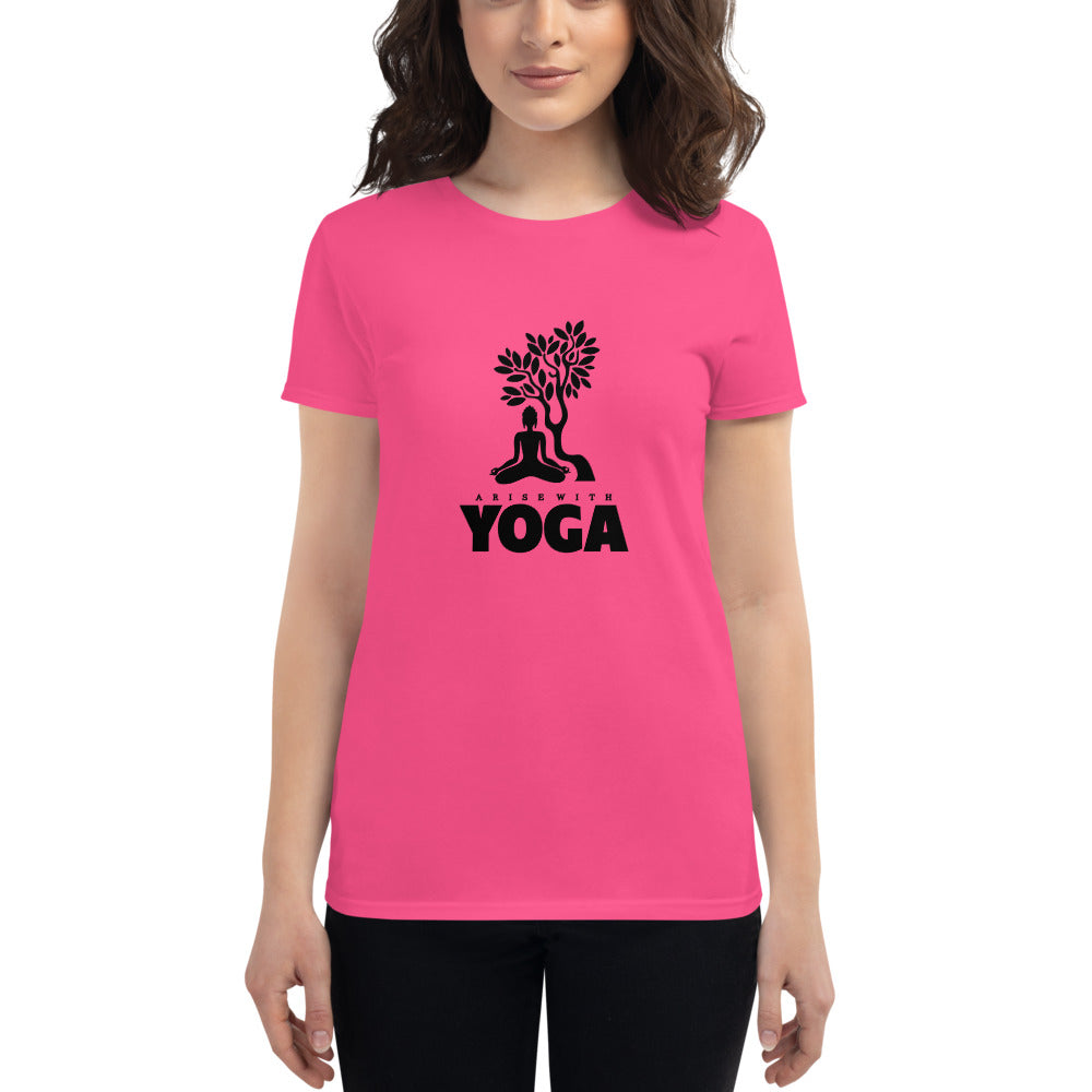 ARISE WITH YOGA - Women's short sleeve t-shirt