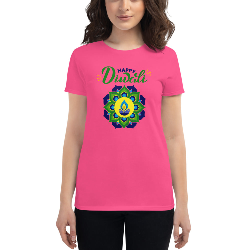 HAPPY DIWALI - Women's short sleeve t-shirt