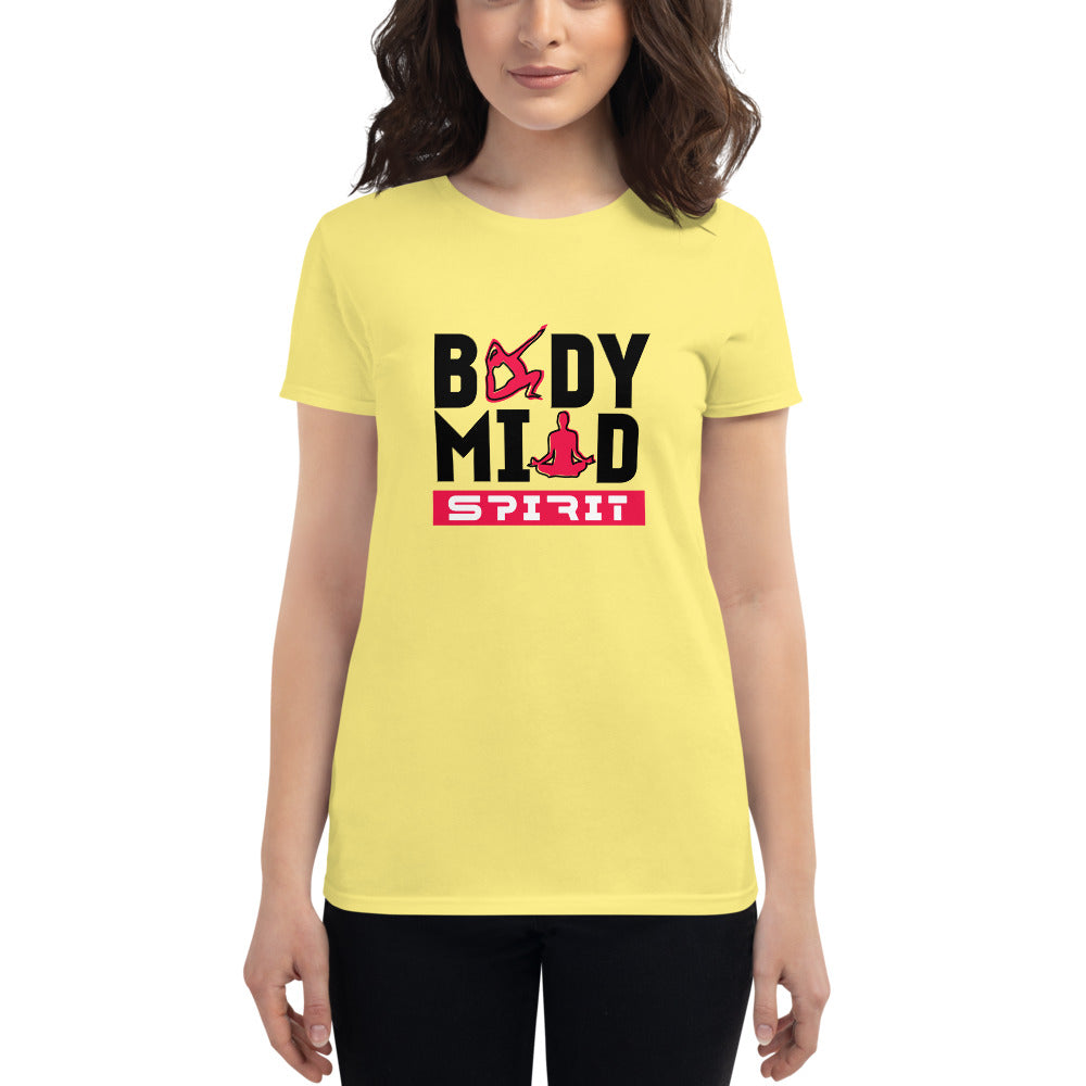 BODY MIND SPIRIT - Women's short sleeve t-shirt