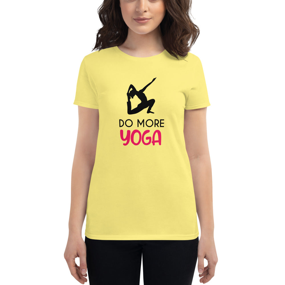 DO MORE YOGA - Women's short sleeve t-shirt