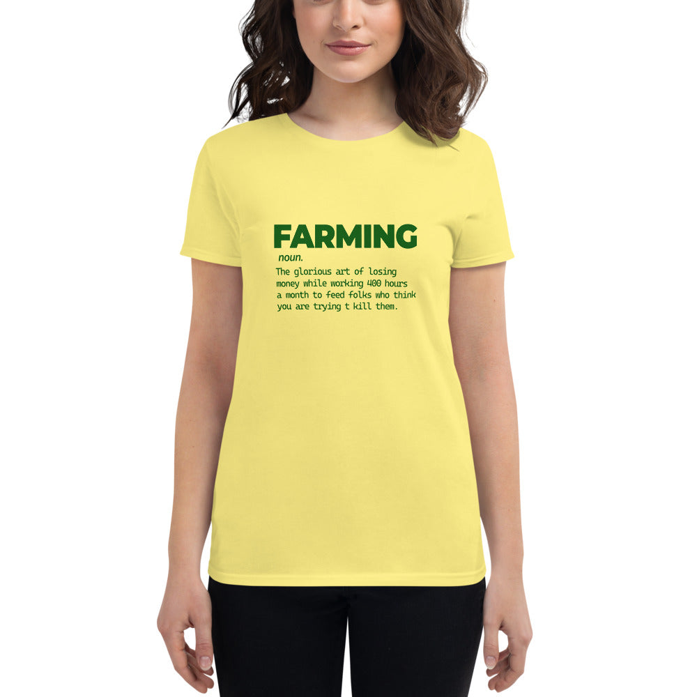 FARMING - Women's short sleeve t-shirt