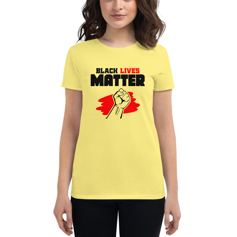 BLACK LIVES MATTER - Women's short sleeve t-shirt