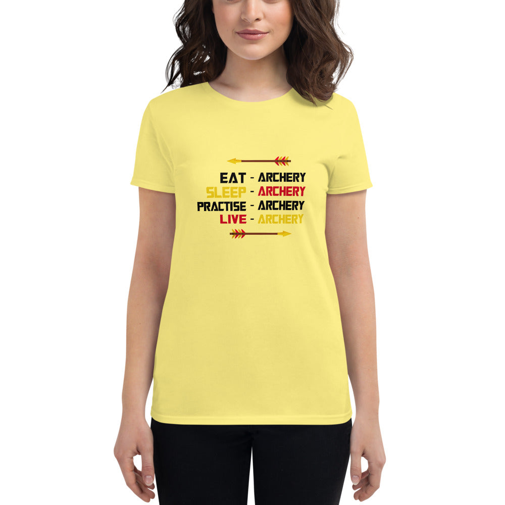 EAT-ARCHERY... - Women's short sleeve t-shirt