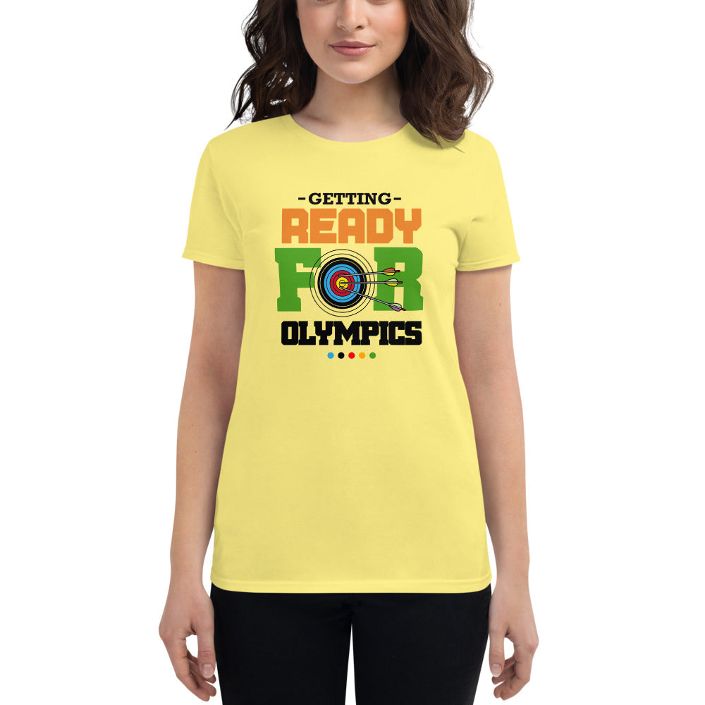 GETTING READY FOR OLYMPICS - Women's short sleeve t-shirt