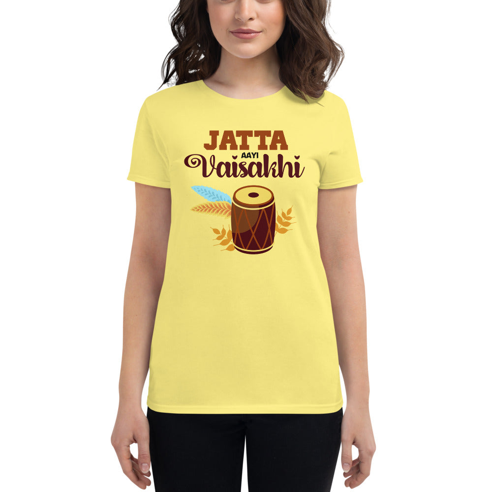 JATTA AAYI VAISAKHI - Women's short sleeve t-shirt