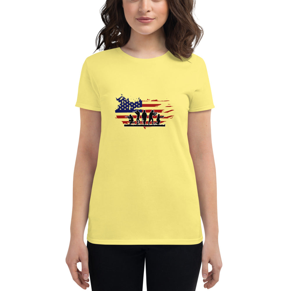 AMERICAN SOLDIERS - Women's short sleeve t-shirt