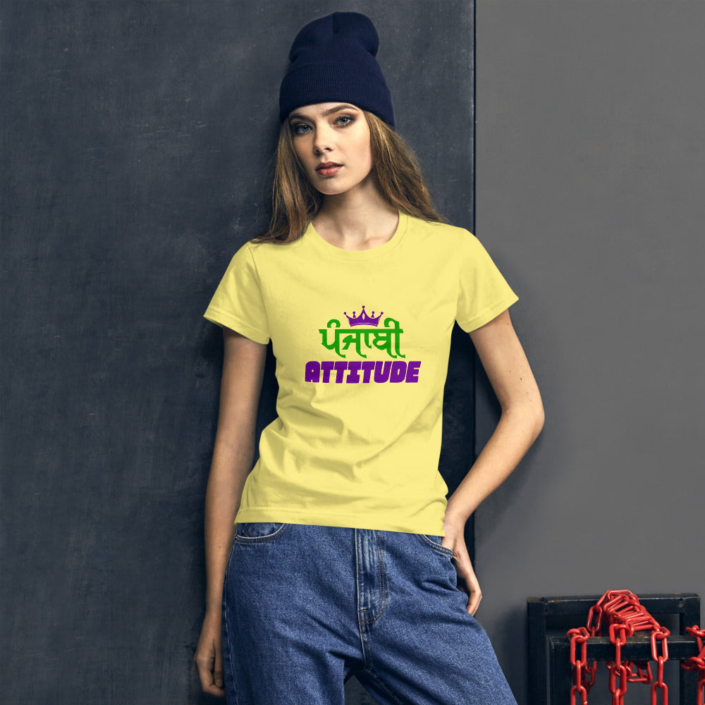 PUNJABI ATTITUDE - Women's short sleeve t-shirt