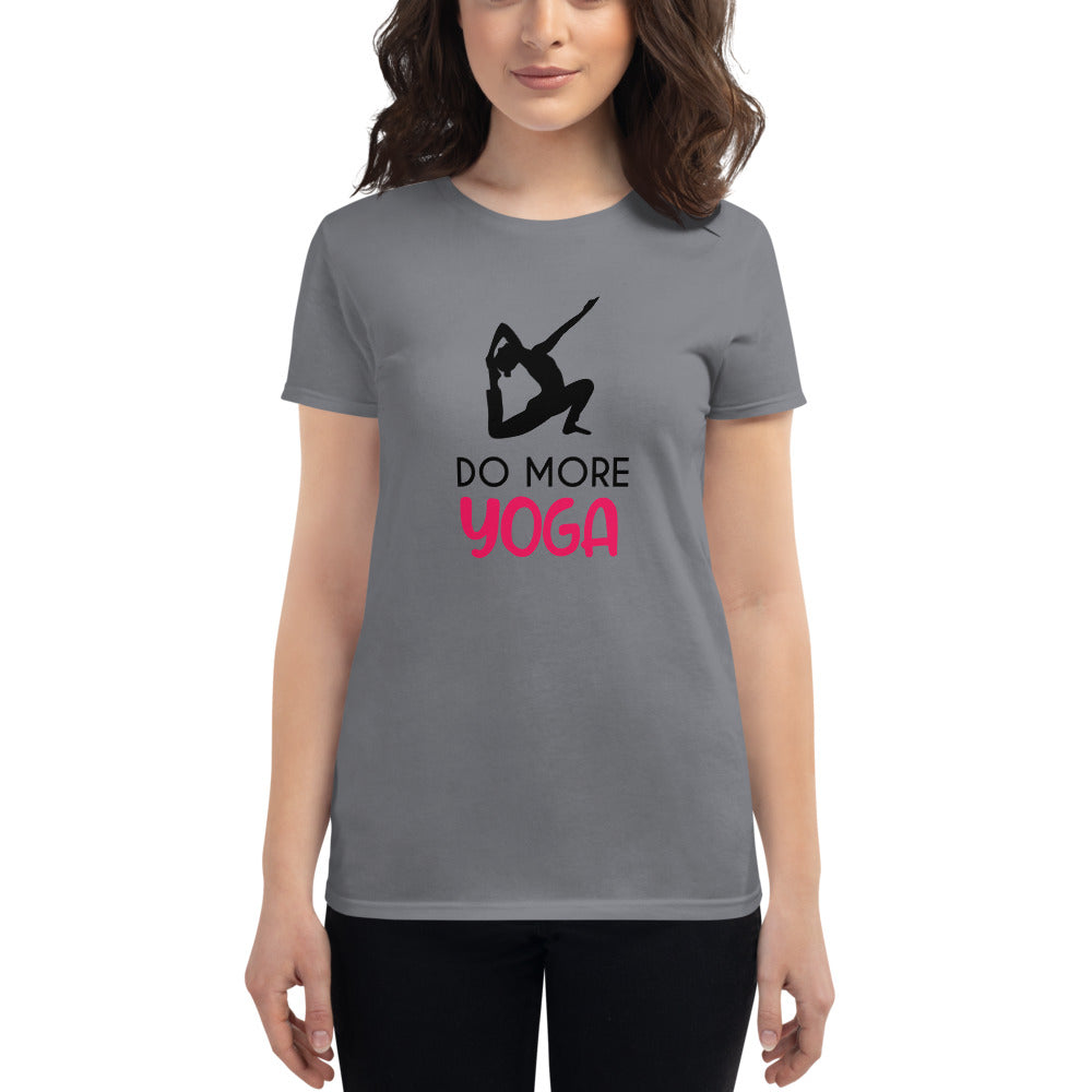 DO MORE YOGA - Women's short sleeve t-shirt