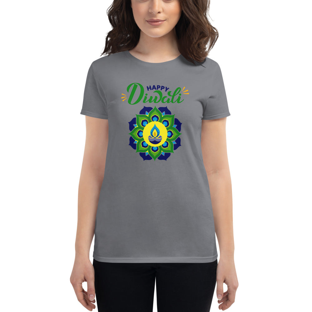 HAPPY DIWALI - Women's short sleeve t-shirt