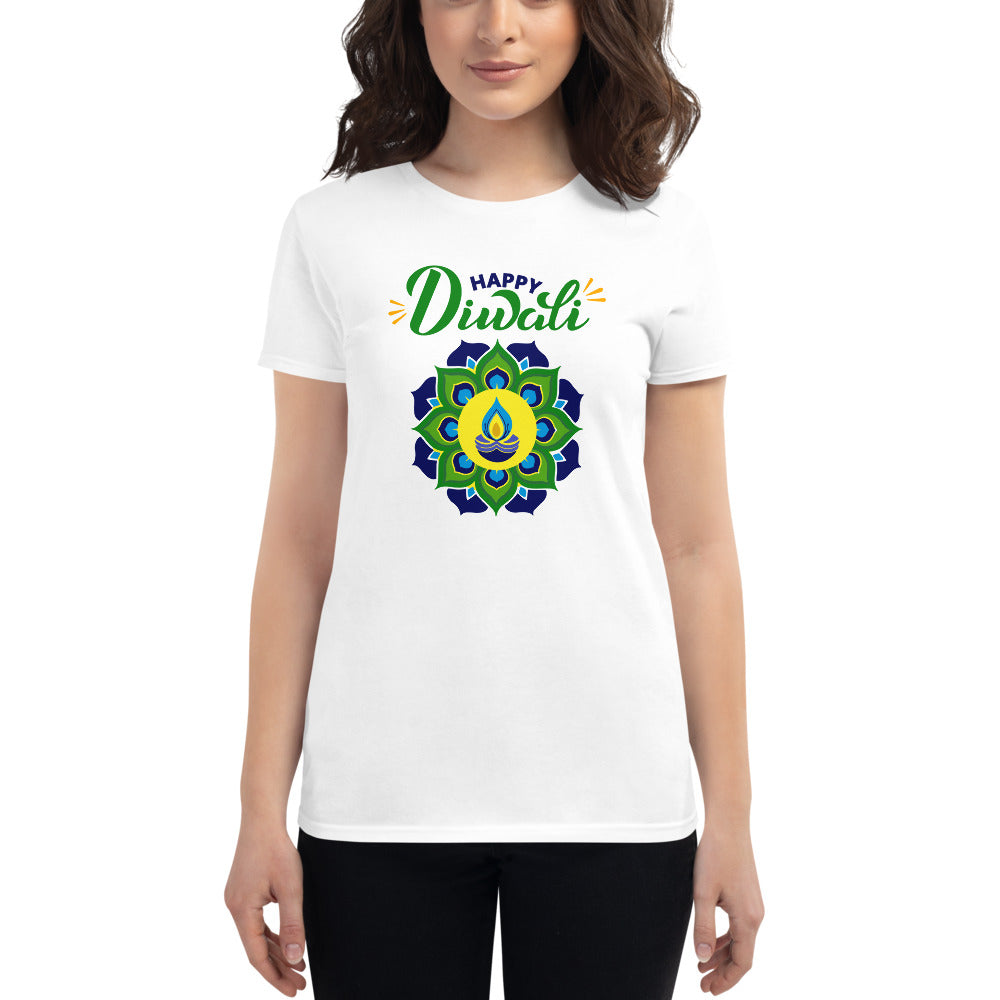 HAPPY DIWALI - Women's short sleeve t-shirt