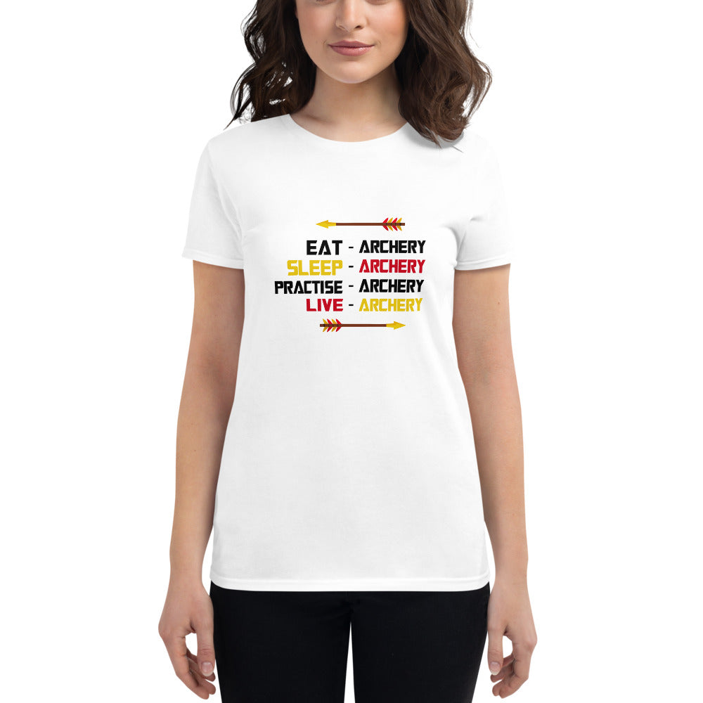 EAT-ARCHERY... - Women's short sleeve t-shirt