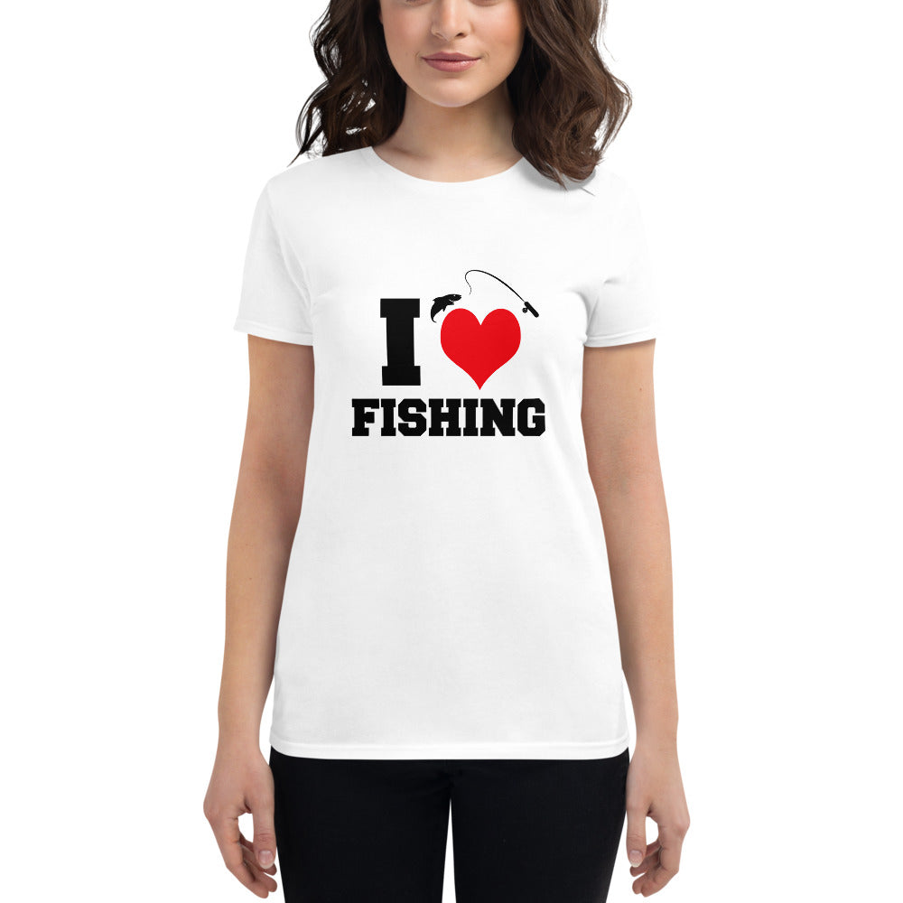 I LOVE FISHING - short sleeve t-shirt