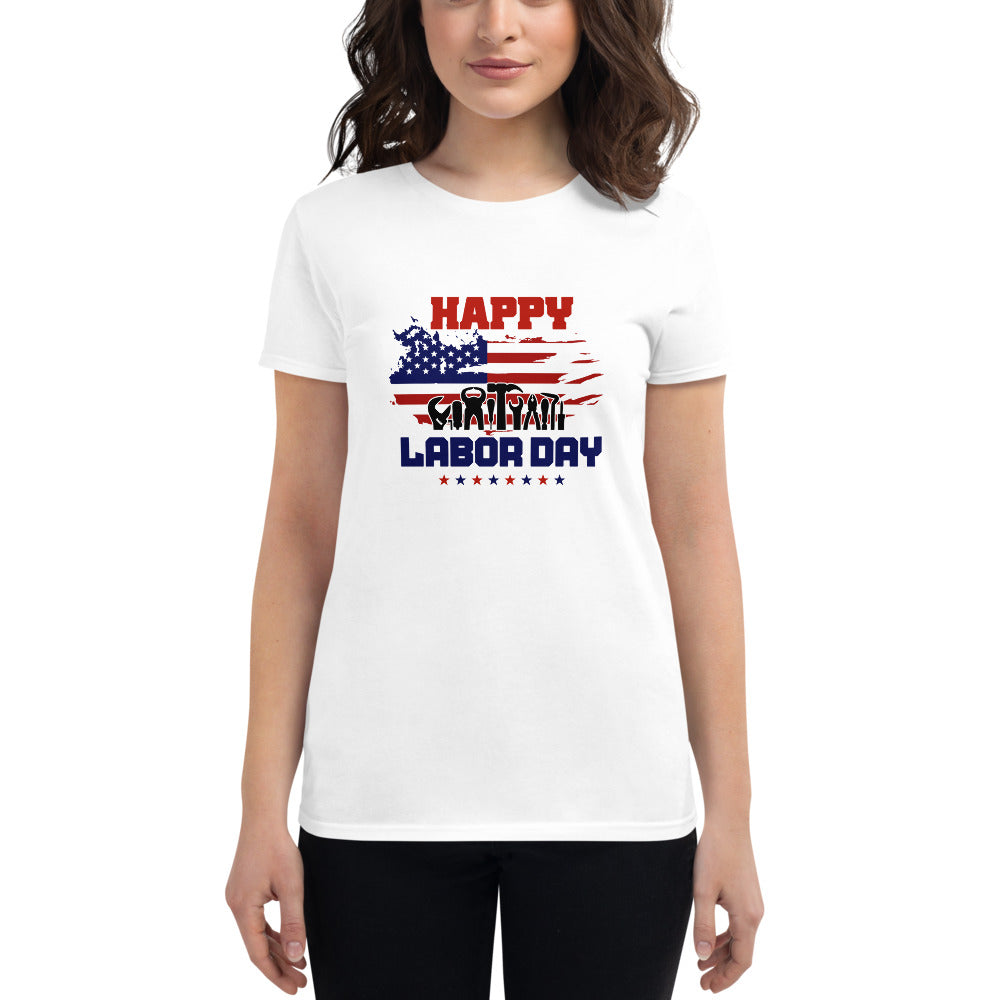 HAPPY LABOR DAY - Women's short sleeve t-shirt