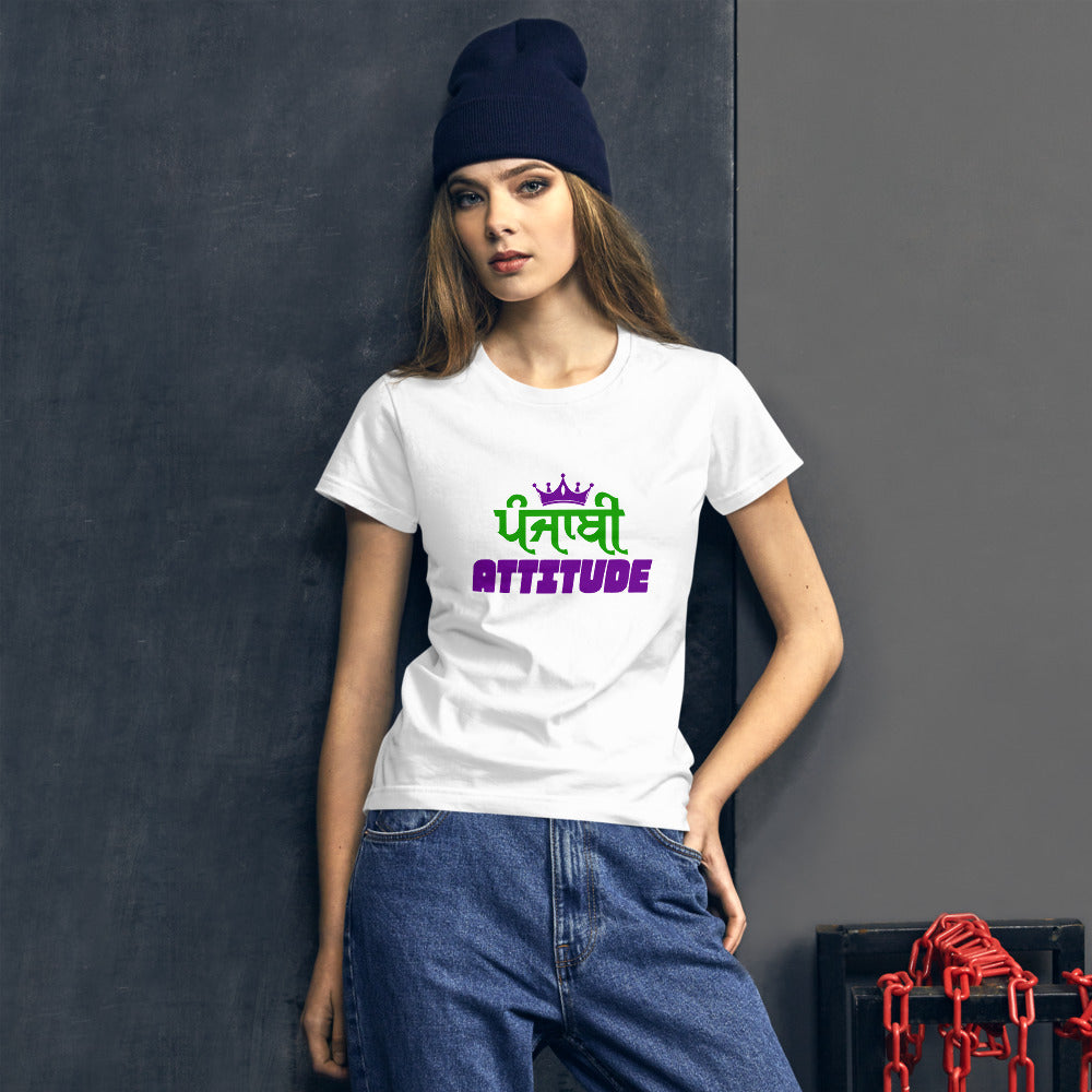 PUNJABI ATTITUDE - Women's short sleeve t-shirt