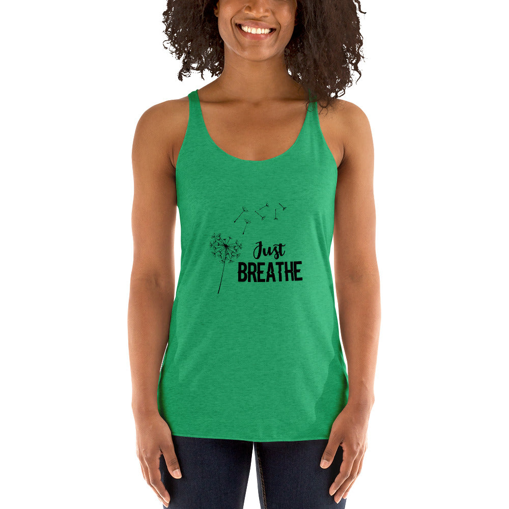 JUST BREATHE - Women's Racerback Tank