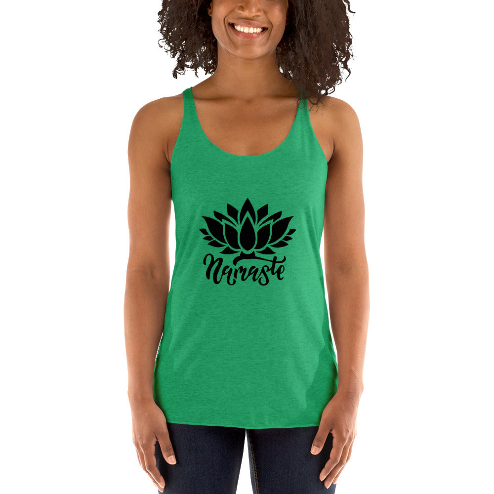 NAMASTE - Women's Racerback Tank