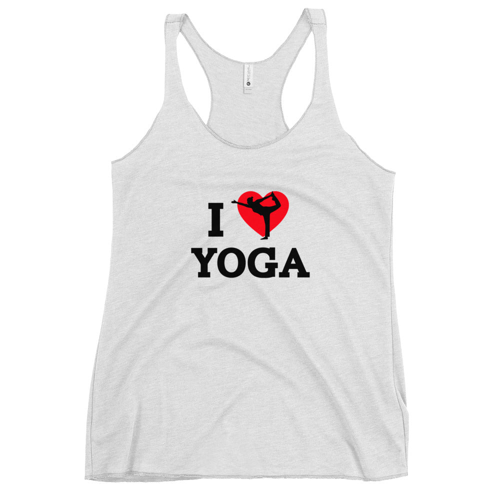 I LOVE YOGA - Women's Racerback Tank