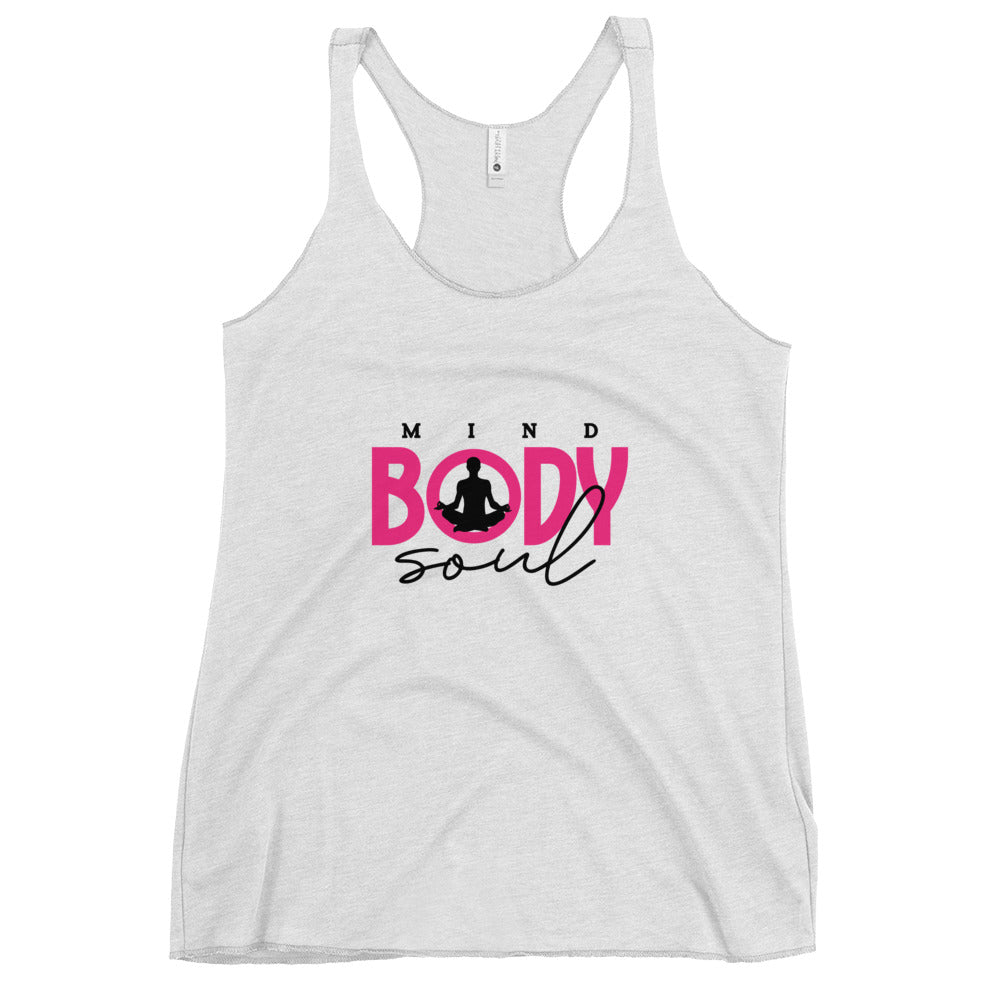 MIND BODY SOUL - Women's Racerback Tank