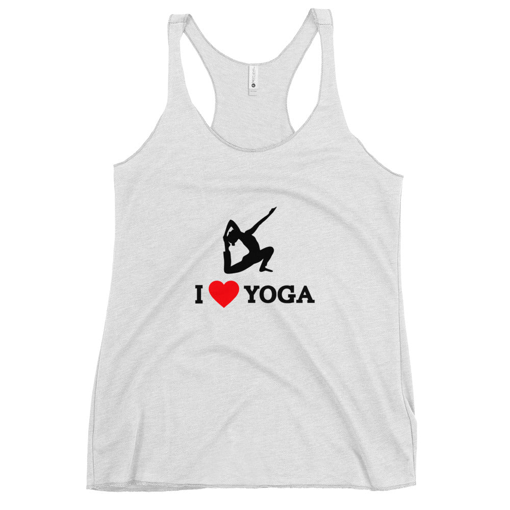 I LOVE YOGA - Women's Racerback Tank