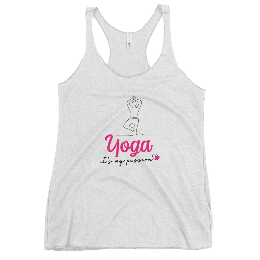 YOGA IT'S MY PASSION - Women's Racerback Tank