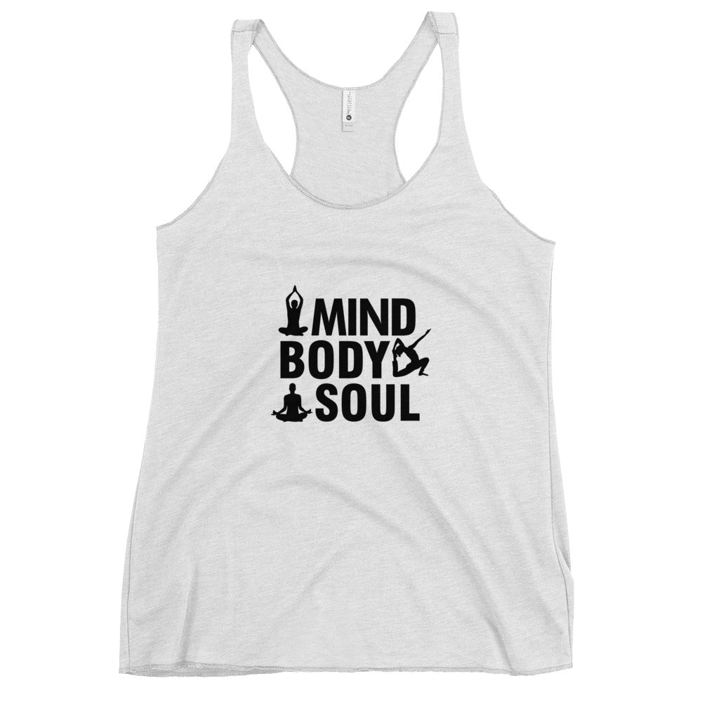 MIND BODY SOUL - Women's Racerback Tank