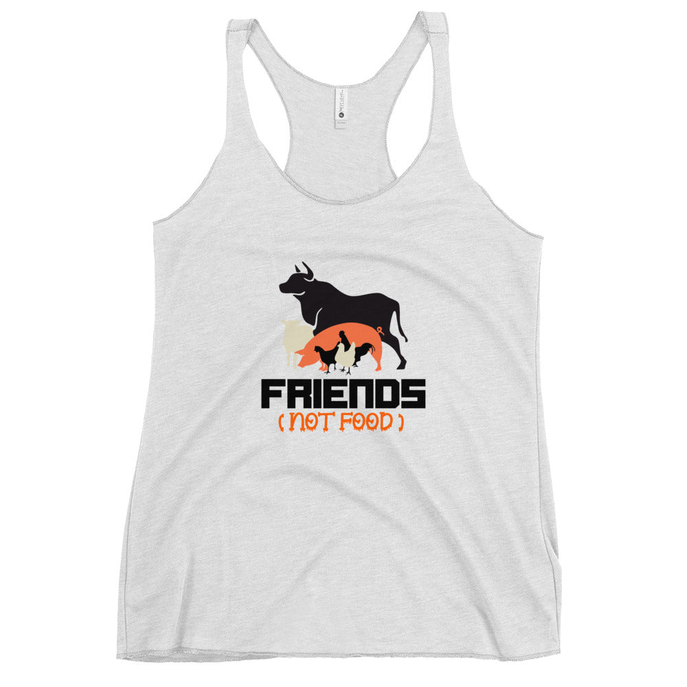 FRIENDS NOT FOOD - Women's Racerback Tank