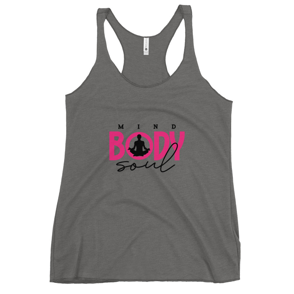 MIND BODY SOUL - Women's Racerback Tank