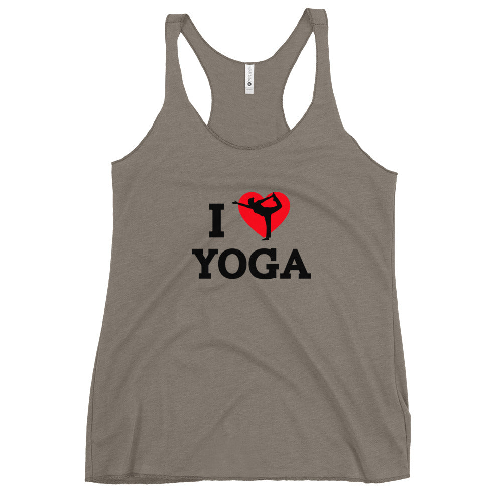 I LOVE YOGA - Women's Racerback Tank