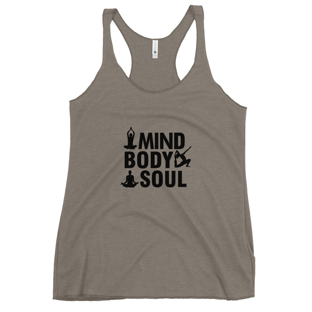 MIND BODY SOUL - Women's Racerback Tank