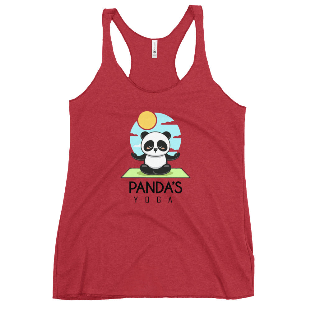PANDA'S YOGA - Women's Racerback Tank