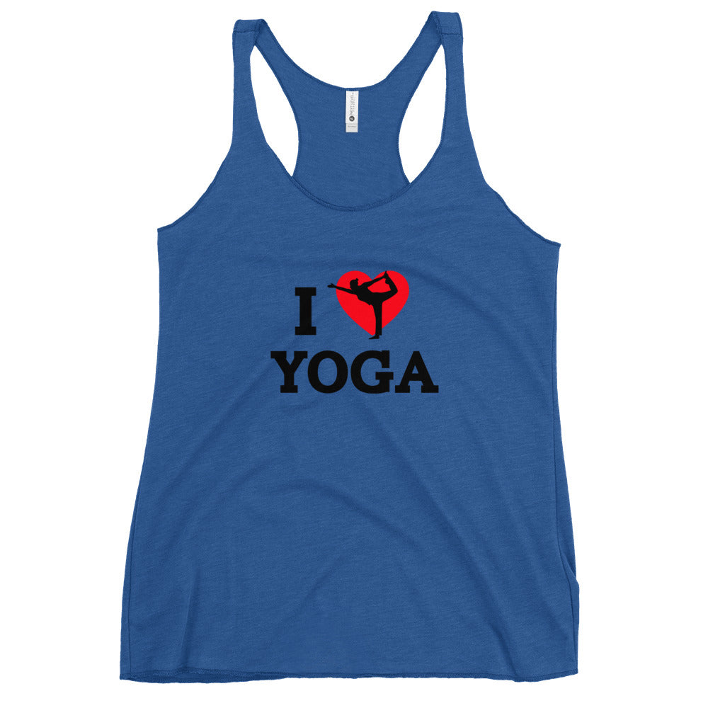 I LOVE YOGA - Women's Racerback Tank