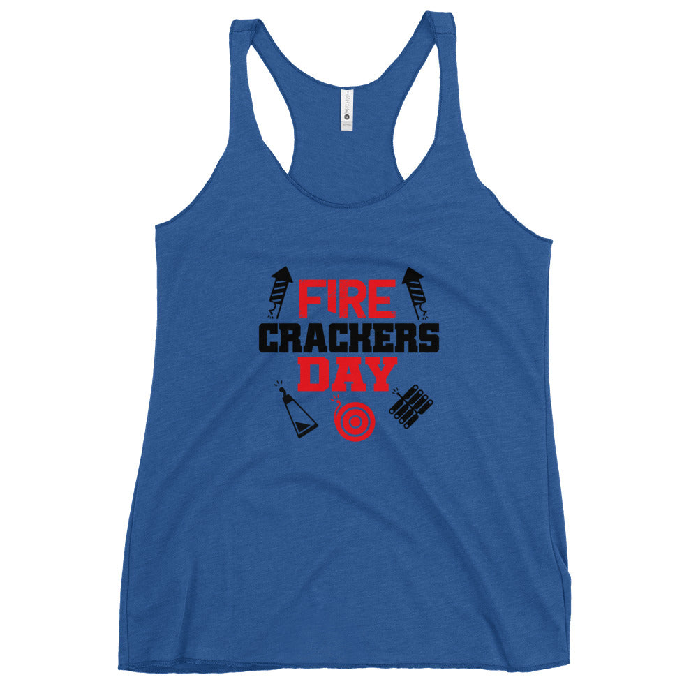FIRE CRACKERS DAY - Women's Racerback Tank