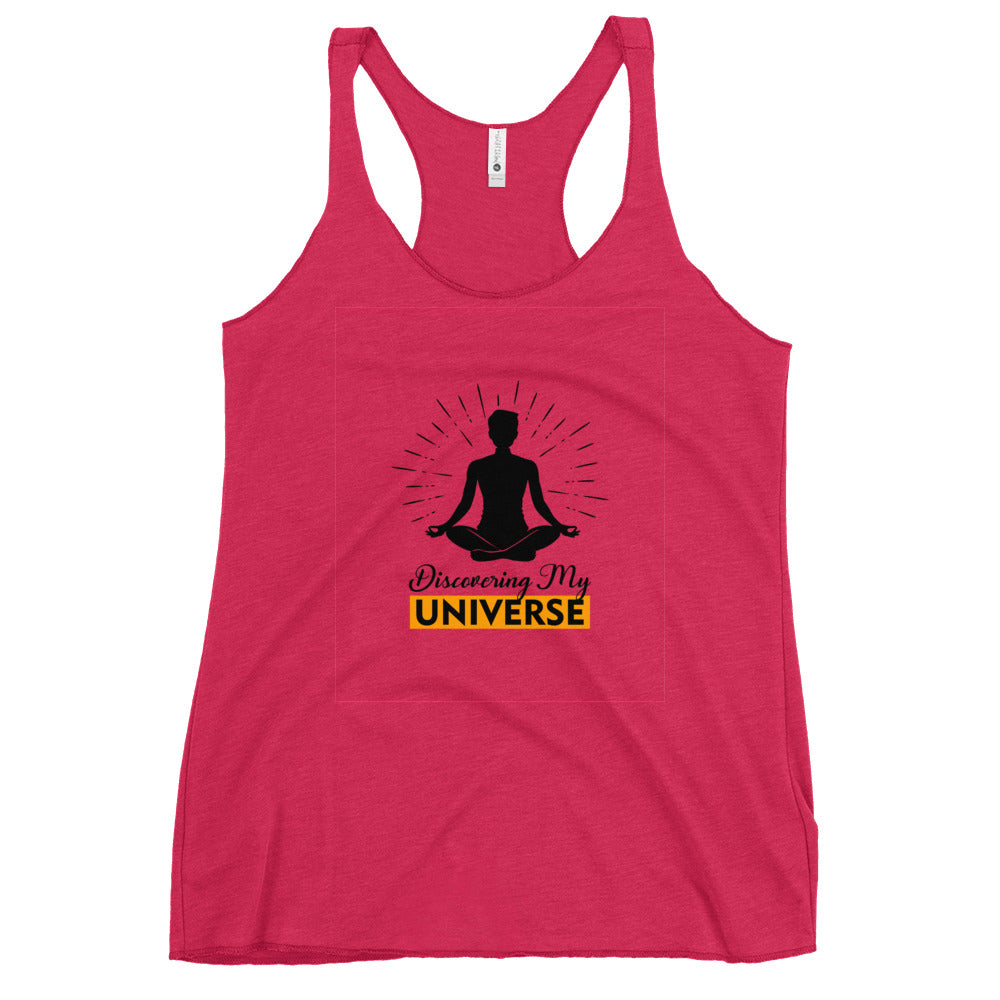 DISCOVERING MY UNIVERSE - Women's Racerback Tank