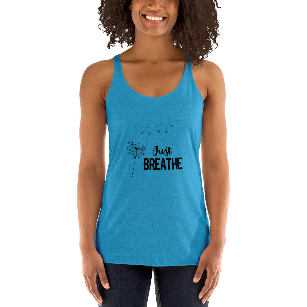 JUST BREATHE - Women's Racerback Tank