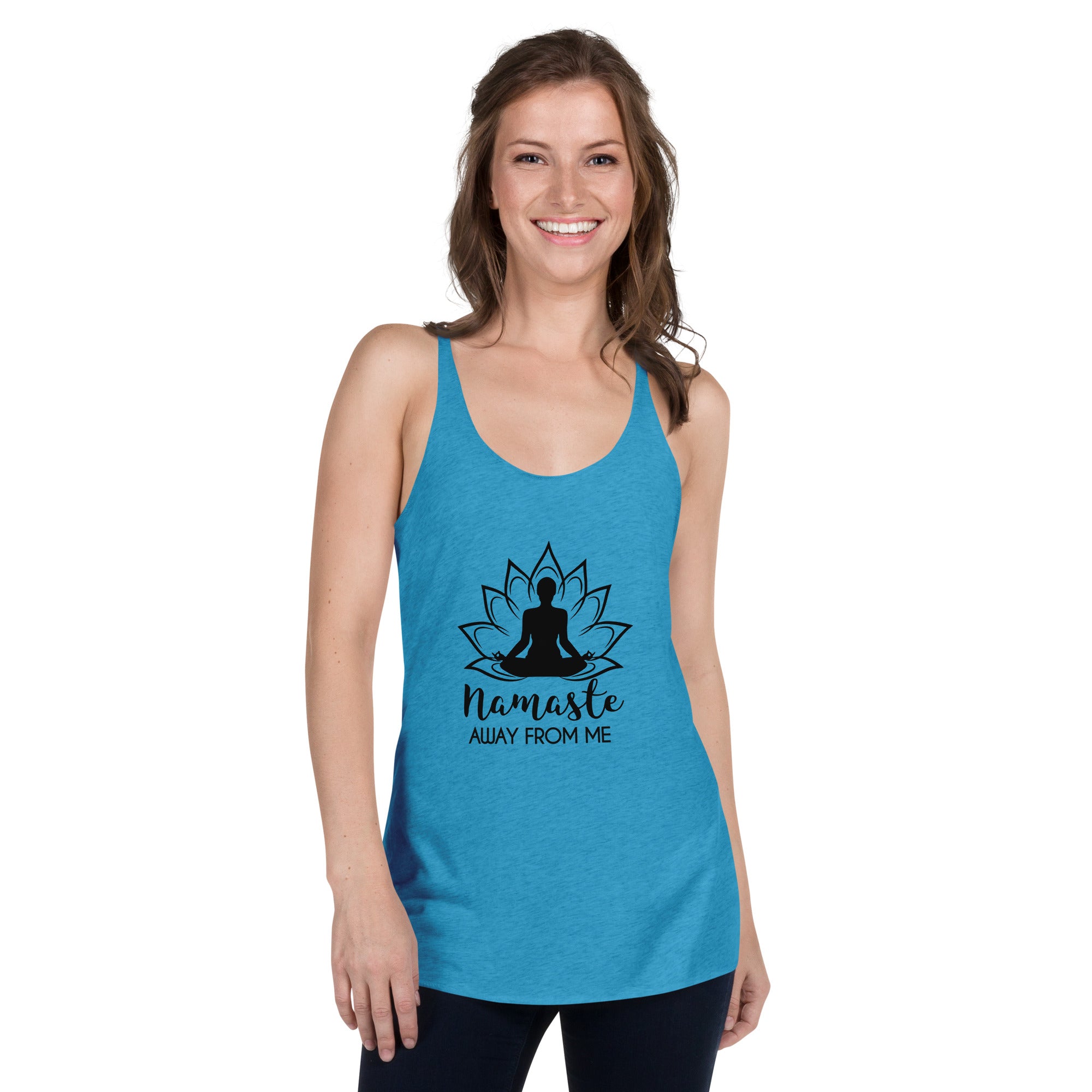 NAMASTE AWAY FROM ME - Women's Racerback Tank