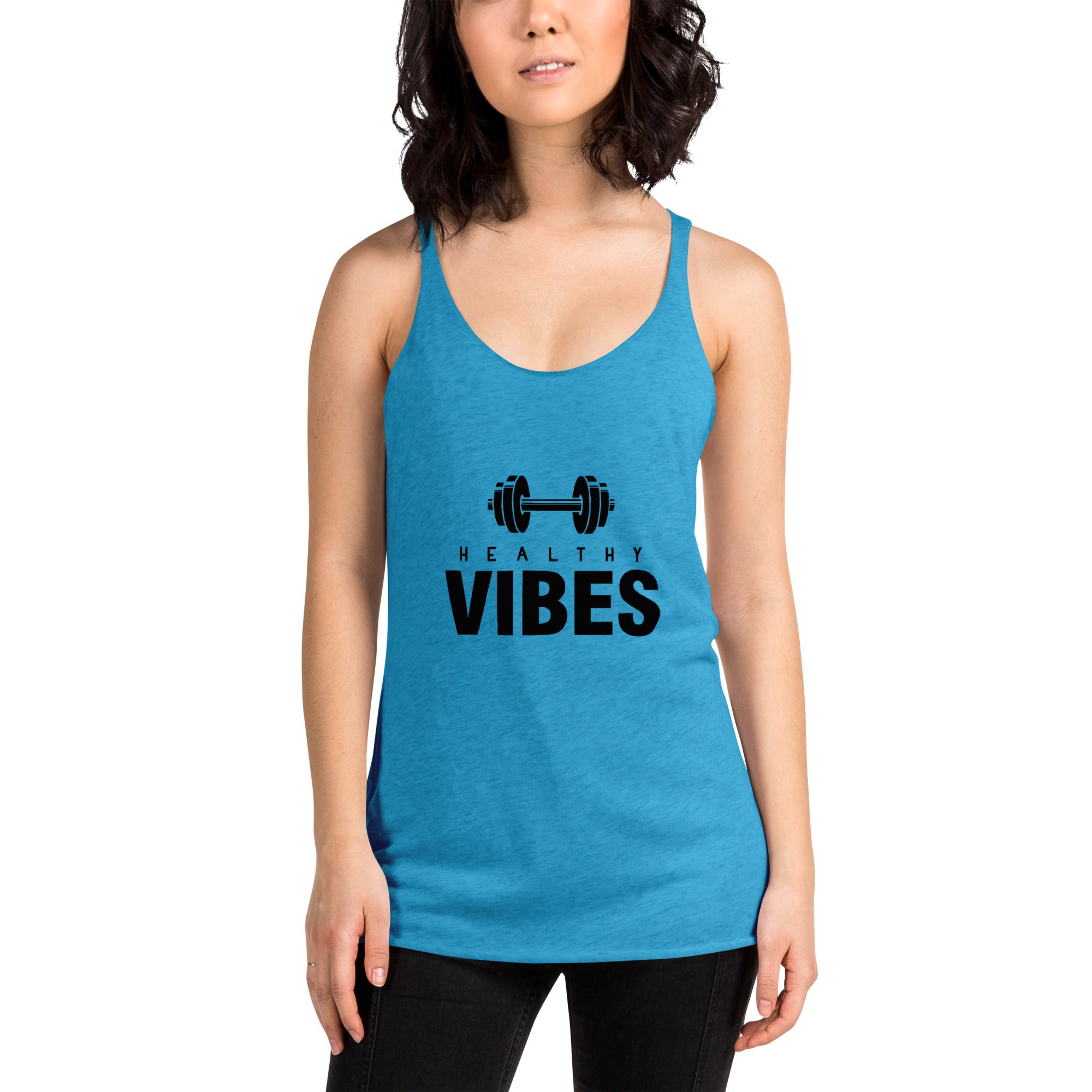 HEALTHY VIBES - Women's Racerback Tank