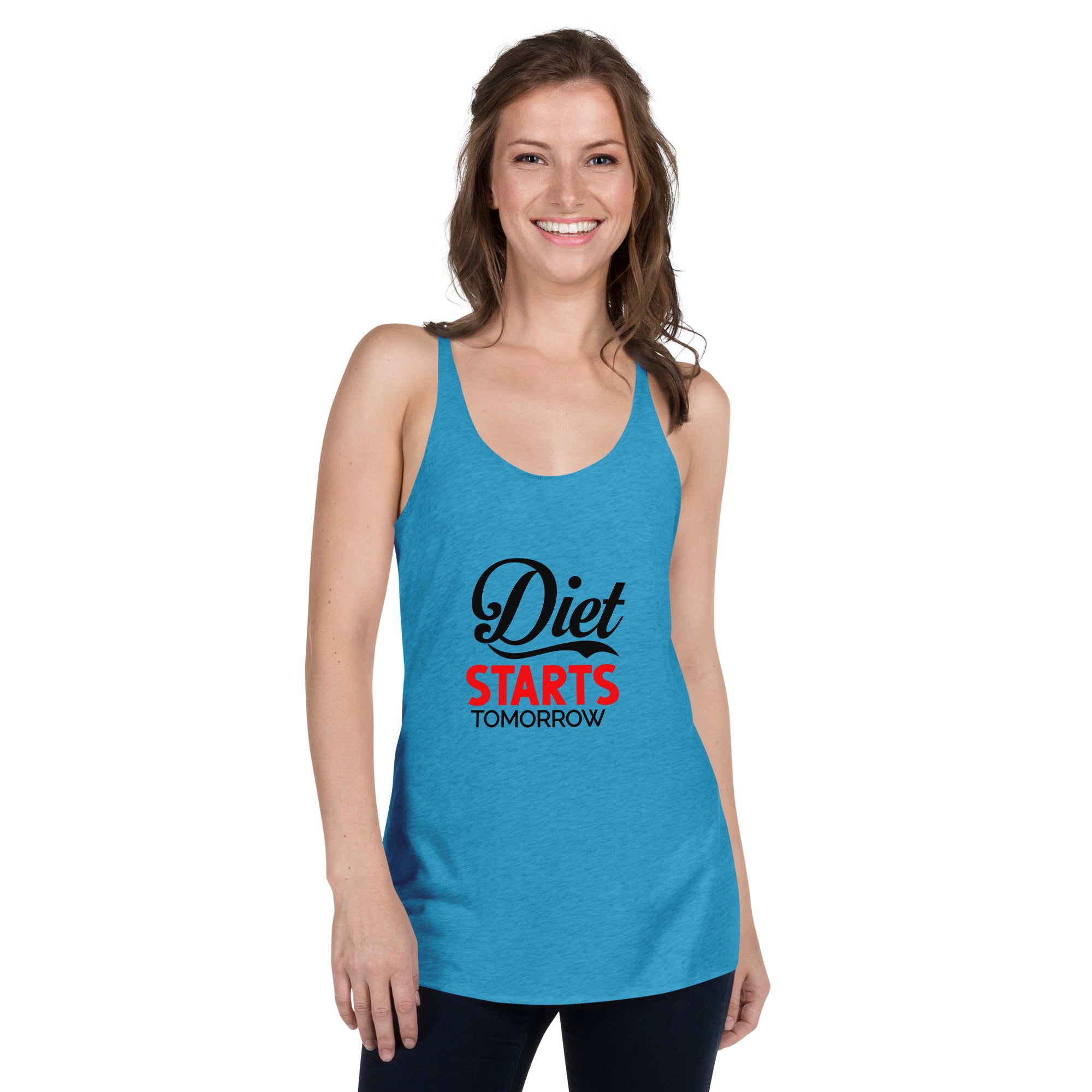 DIET STARTS TOMORROW - Women's Racerback Tank