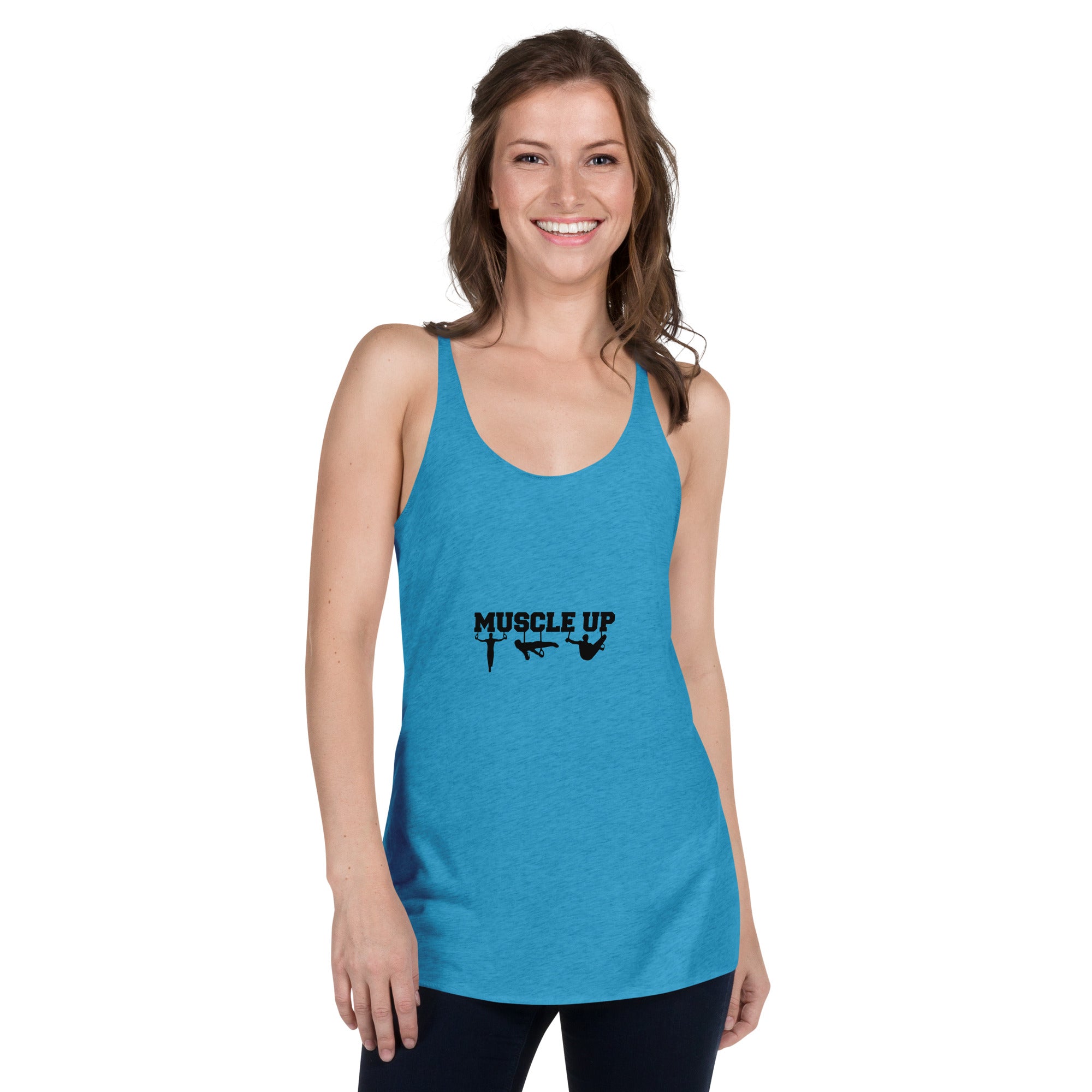 MUSCLE UP - Women's Racerback Tank