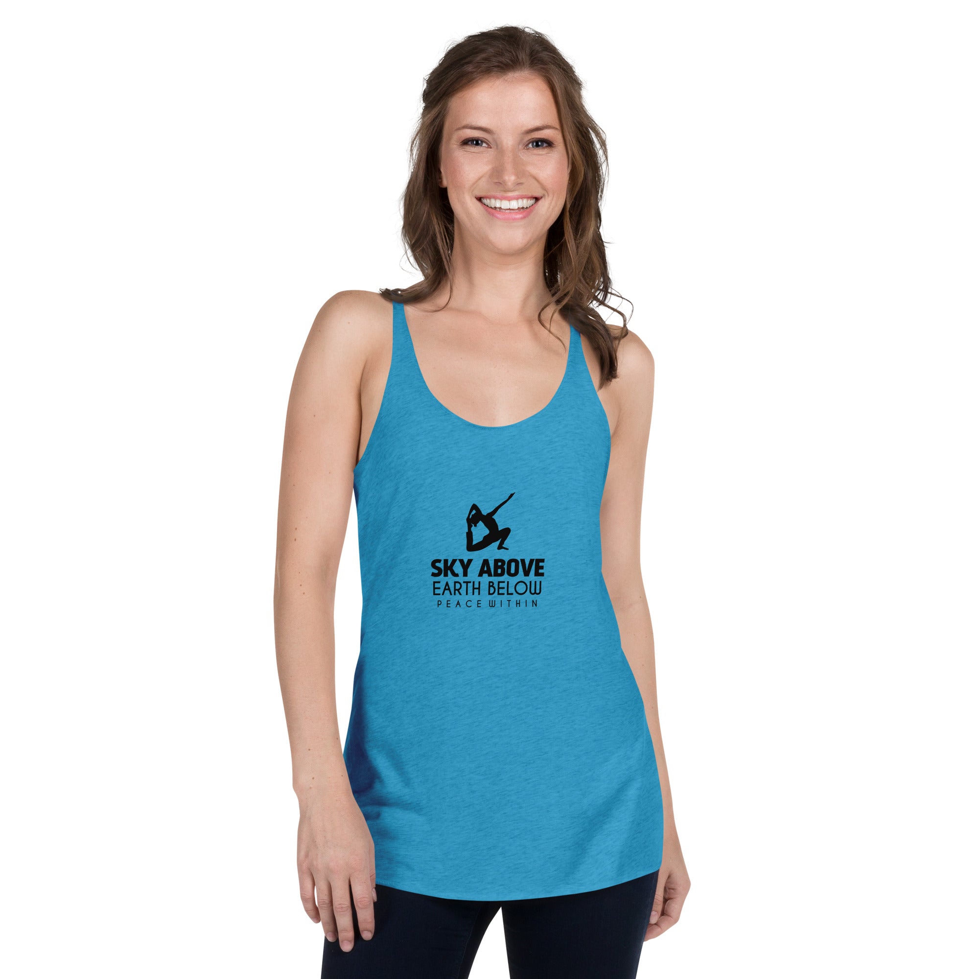 SKY ABOVE EARTH BELOW - Women's Racerback Tank