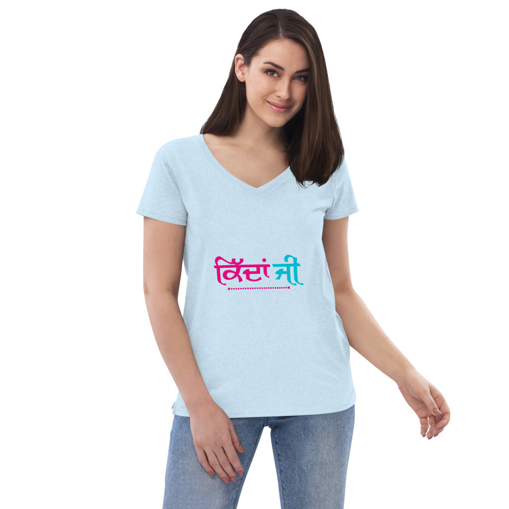 KIDAN JI - Women’s recycled v-neck t-shirt